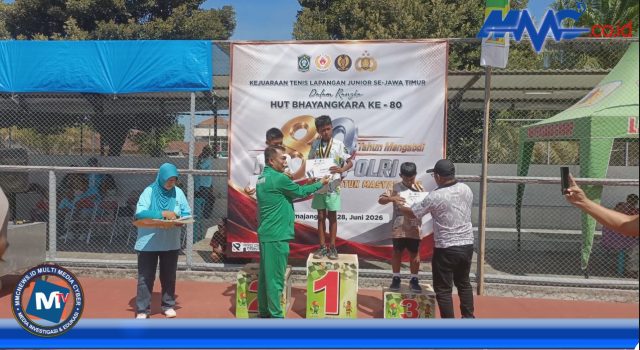 Final & Penutupan Kejuaraan Tenis Lapangan Junior Se-Jatim Dalam Rangka HUT Bhayangkara ke-80 Img 20260628 Wa0149